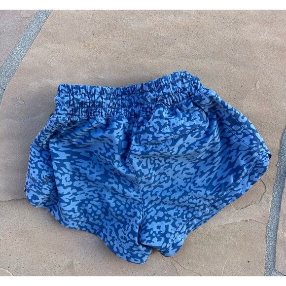 Athleta Girl All Play 3" Athletic Shorts Blue Girls Size XS Sz 6 - Picture 3 of 4